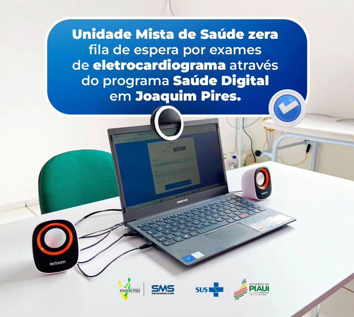 Prefeitura de Joaquim Pires zera fila de espera por exames