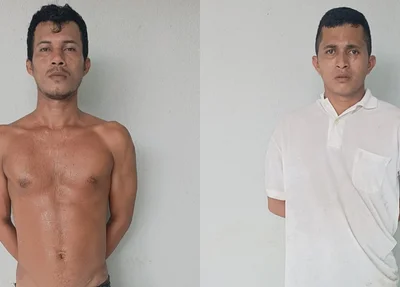 Presos em Ilha Grande do Piauí pelos policiais do 2º BPM de Parnaíba