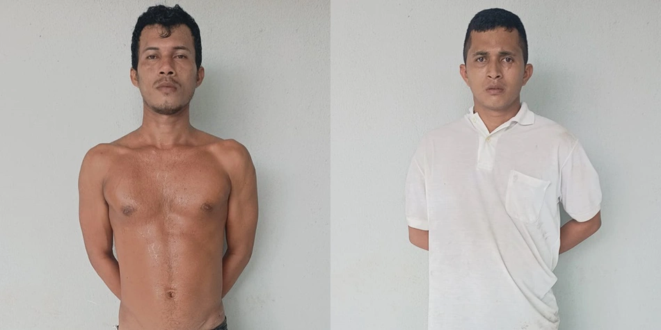 Presos em Ilha Grande do Piauí pelos policiais do 2º BPM de Parnaíba