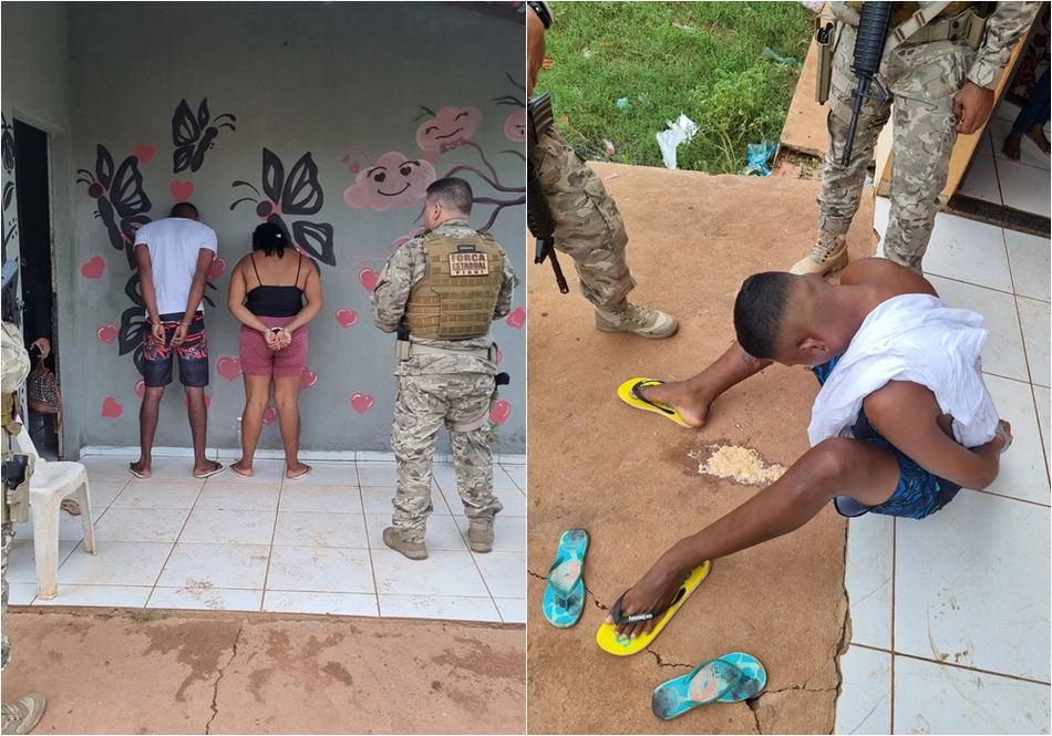 Prisão de três pessoas acusadas de serem responsáveis por um dos maiores pontos de tráfico de drogas em José de Freitas