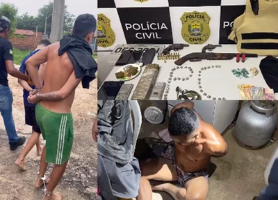 Prisões e apreensões durante a Operação 40