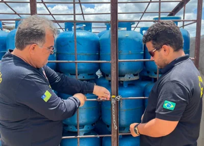 Procon apreendeu 620 botijões armazenados de maneira irregular