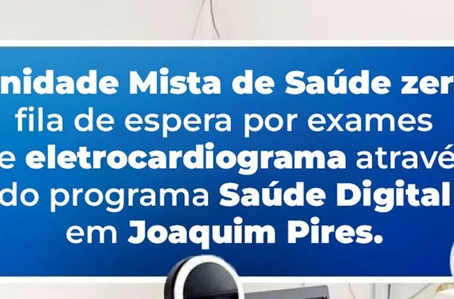 Programa Saúde Digital em Joaquim Pires