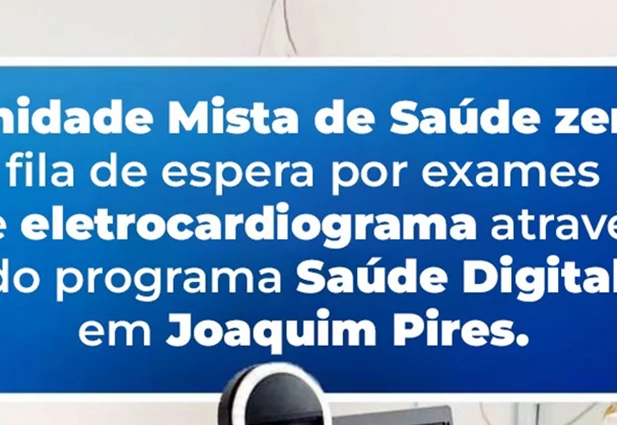 Programa Saúde Digital em Joaquim Pires