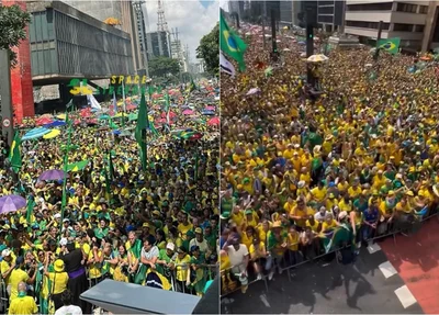 Protesto do dia 25 de fevereiro em São Paulo