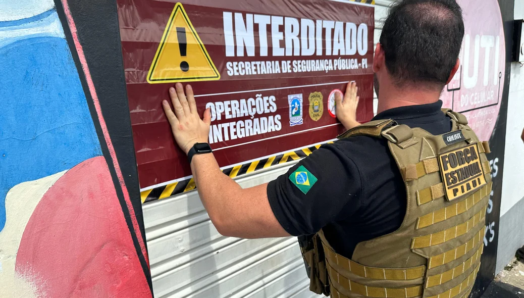 Quatro lojas foram interditadas