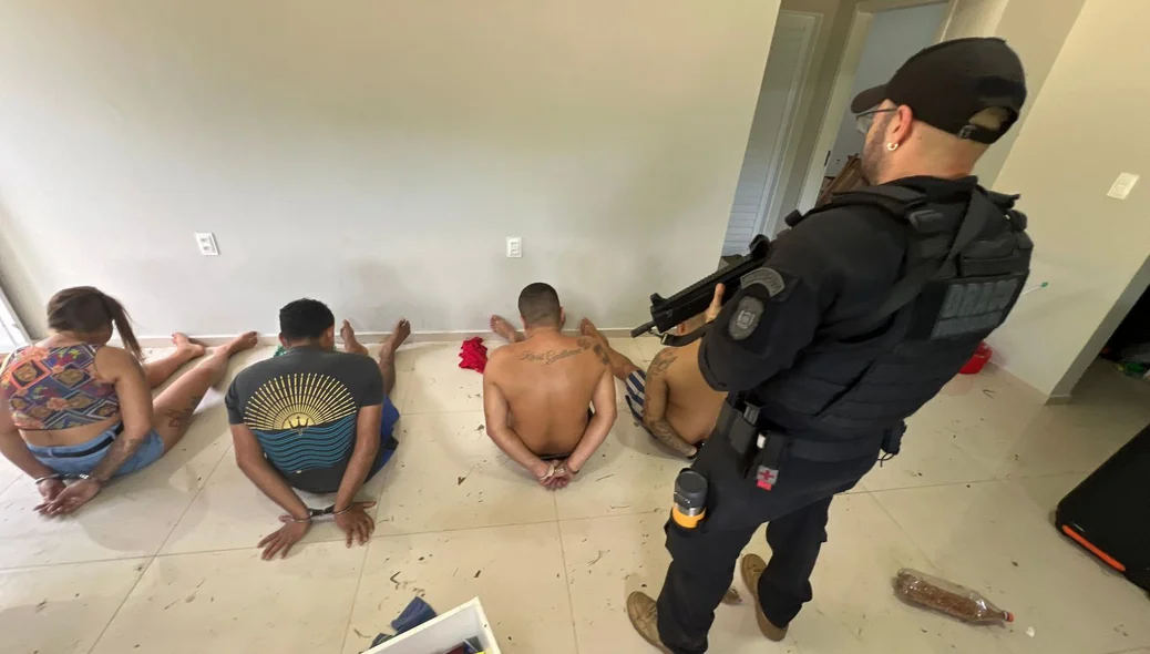 Quatro pessoas foram presas durante a Operação Draco 97