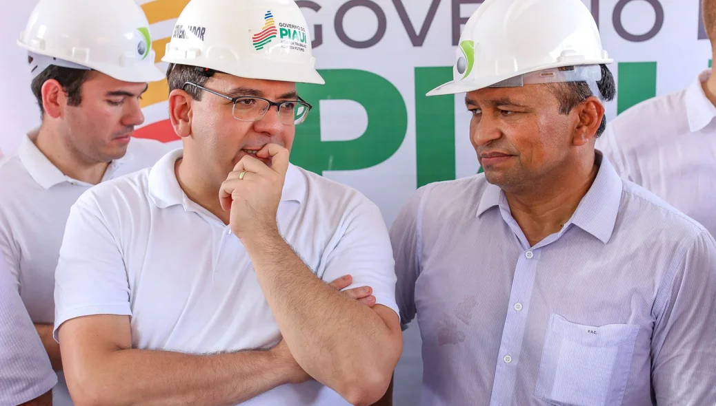 Rafael Fonteles e Fábio Abreu conversando