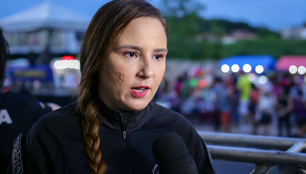 Rayana Moura, gerente da central de monitoramento