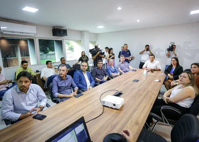 Reunião ocorrida na sede da SADA