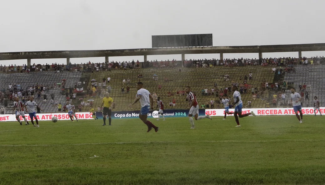 River e Bahia no estádio Albertão