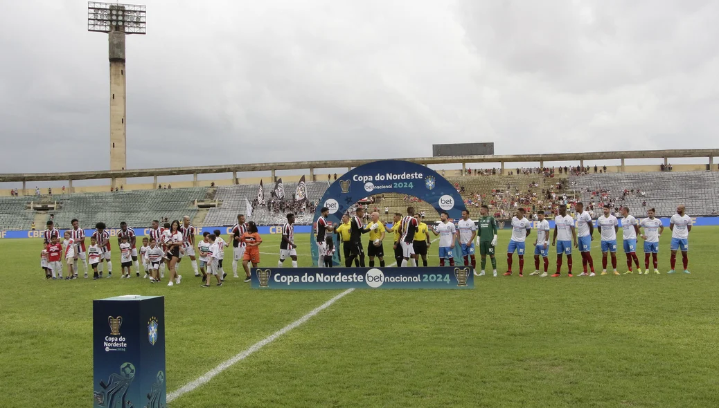 River e Bahia se enfrentaram pela Copa do Nordeste 2024