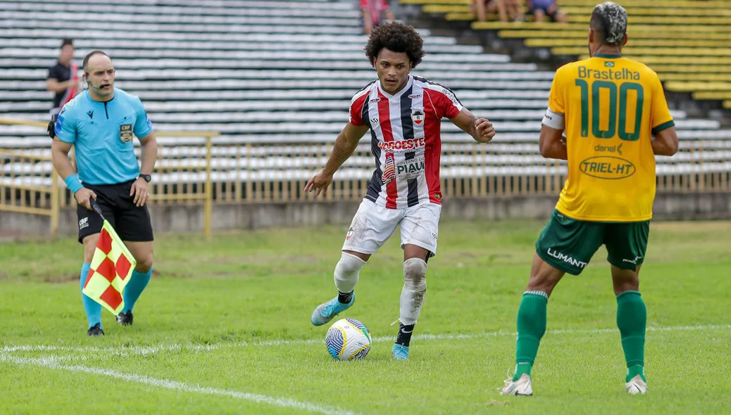 River-PI 1 x 1 Ypiranga-RS, pela primeira fase da Copa do Brasil 2024 em Teresina