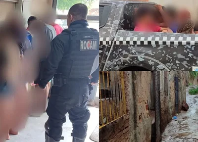 Rocam prendeu os criminosos no local conhecido como Beco do Jorge