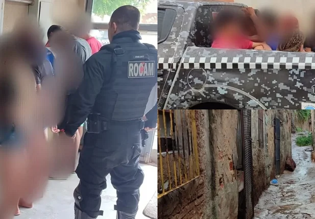 Rocam prendeu os criminosos no local conhecido como Beco do Jorge