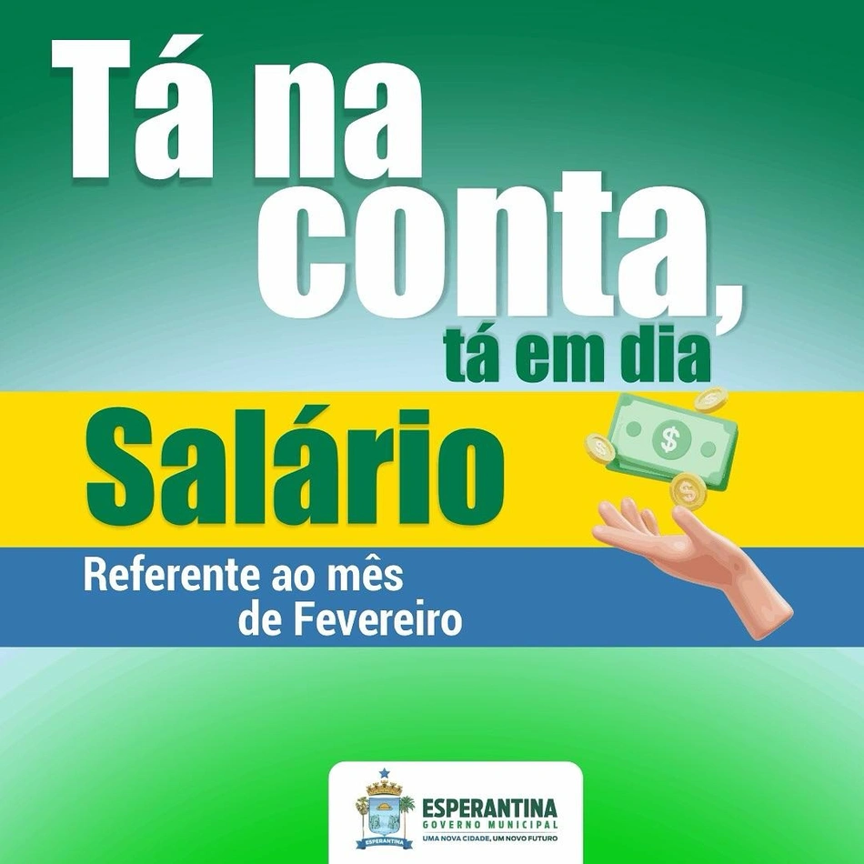 Salários de servidores de Esperantina