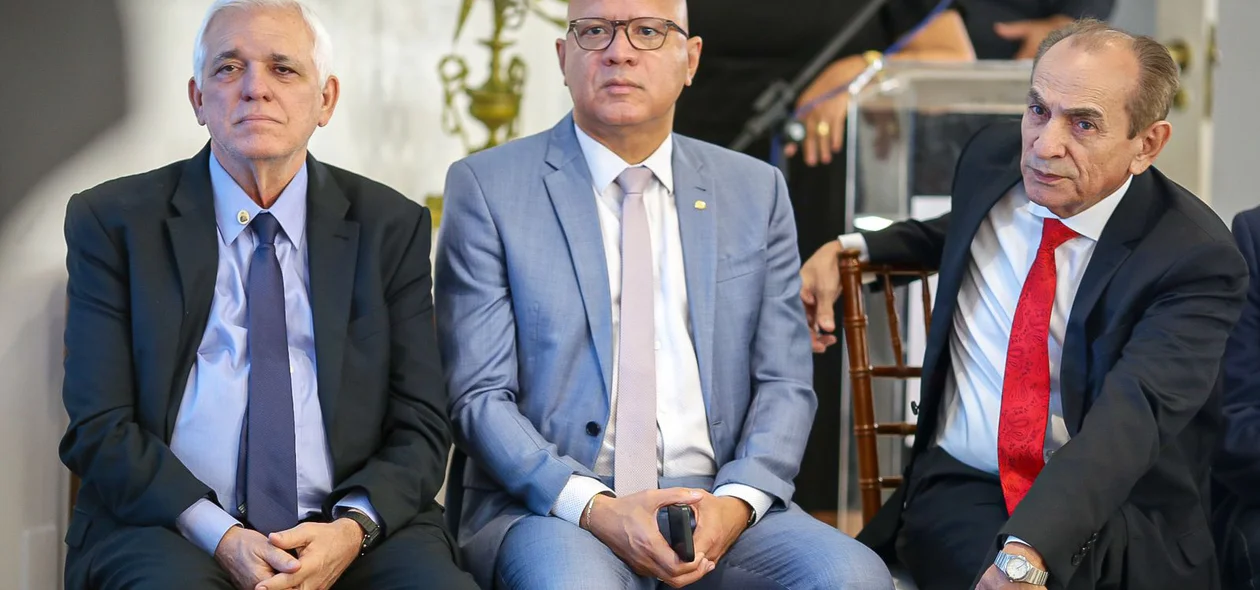 Themístocles Filho, Franzé Silva e Marcelo Castro