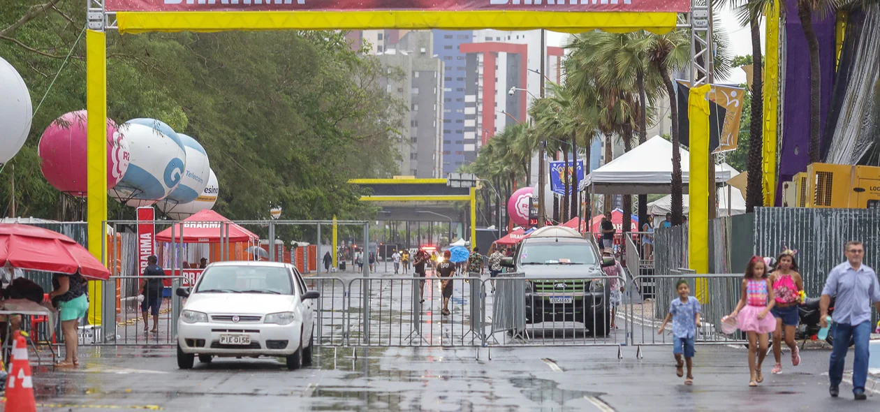 Trecho da Avenida Marechal Castelo Branco é interditado para o Carnaval de Teresina