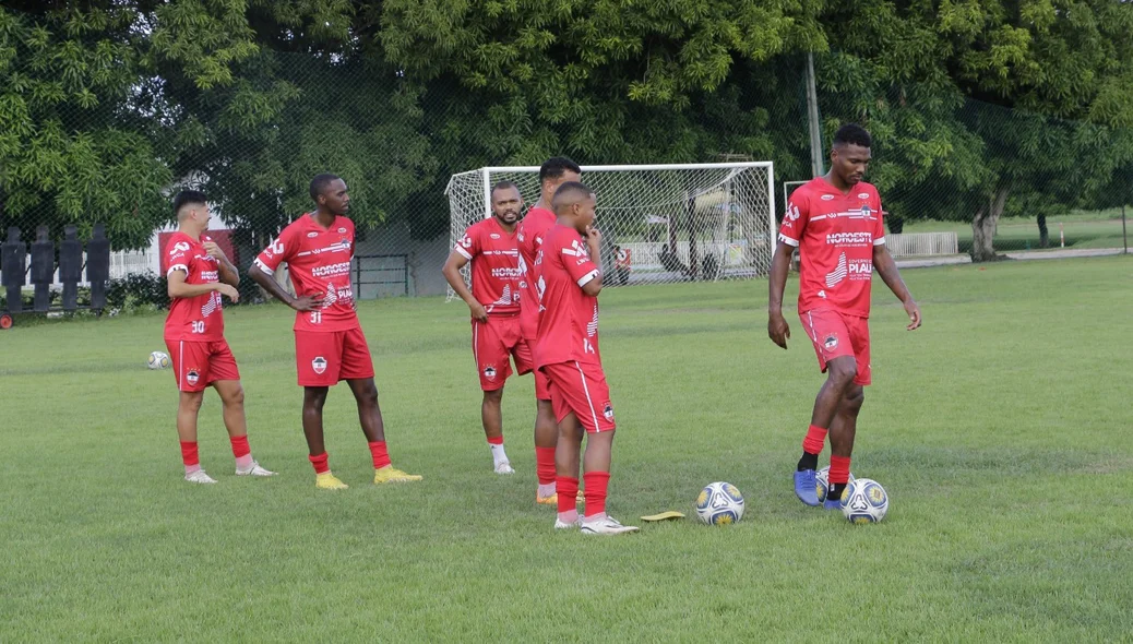 Treino do River para estreia na Copa do Brasil 2024