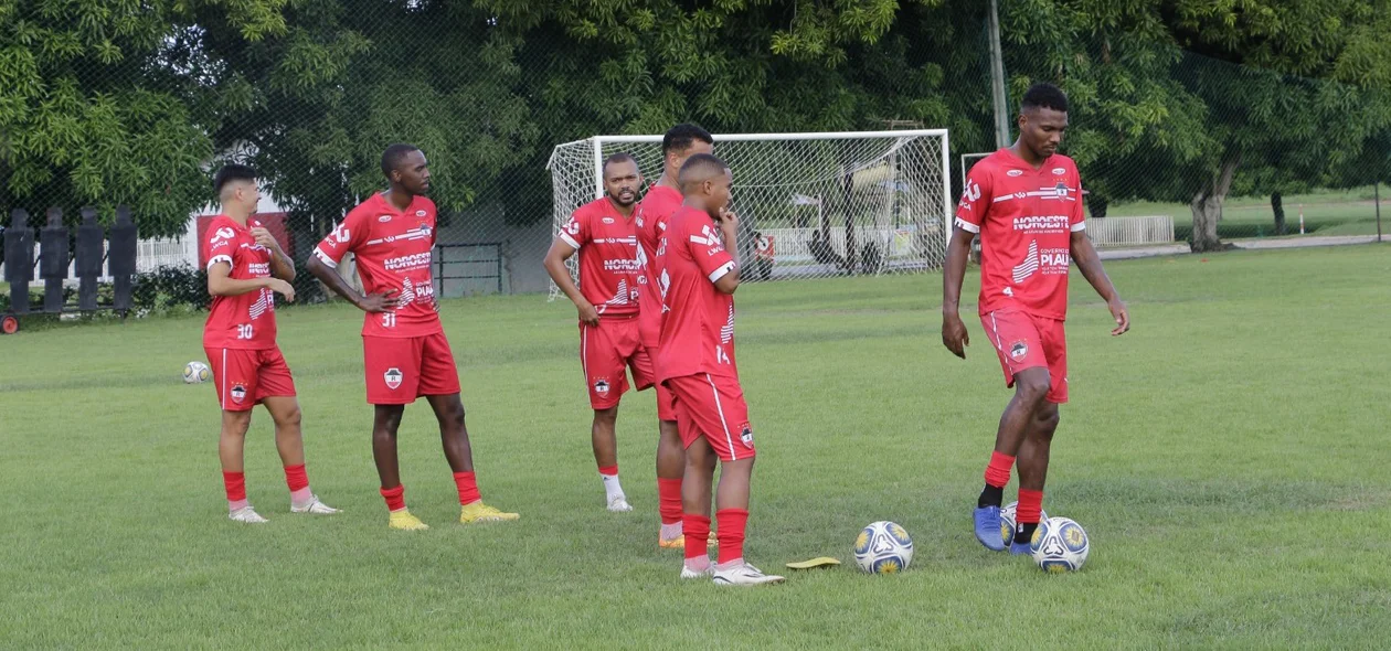 Treino do River para estreia na Copa do Brasil 2024