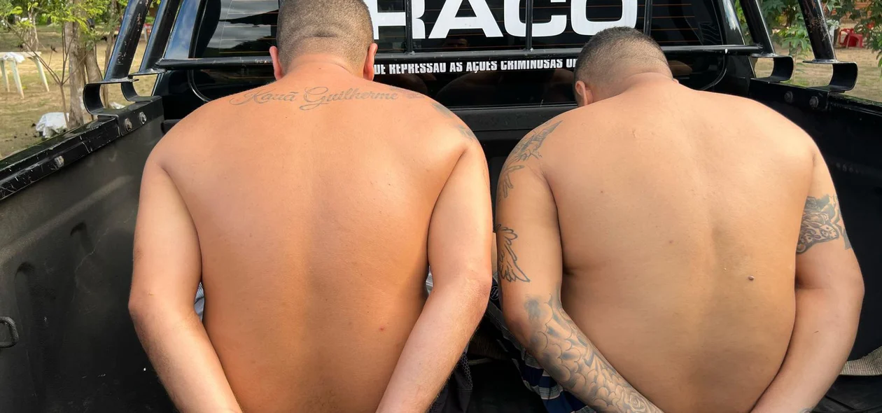 Um dos presos, Jardielson dos Santos, é investigado por homicídios e assaltos em Teresina