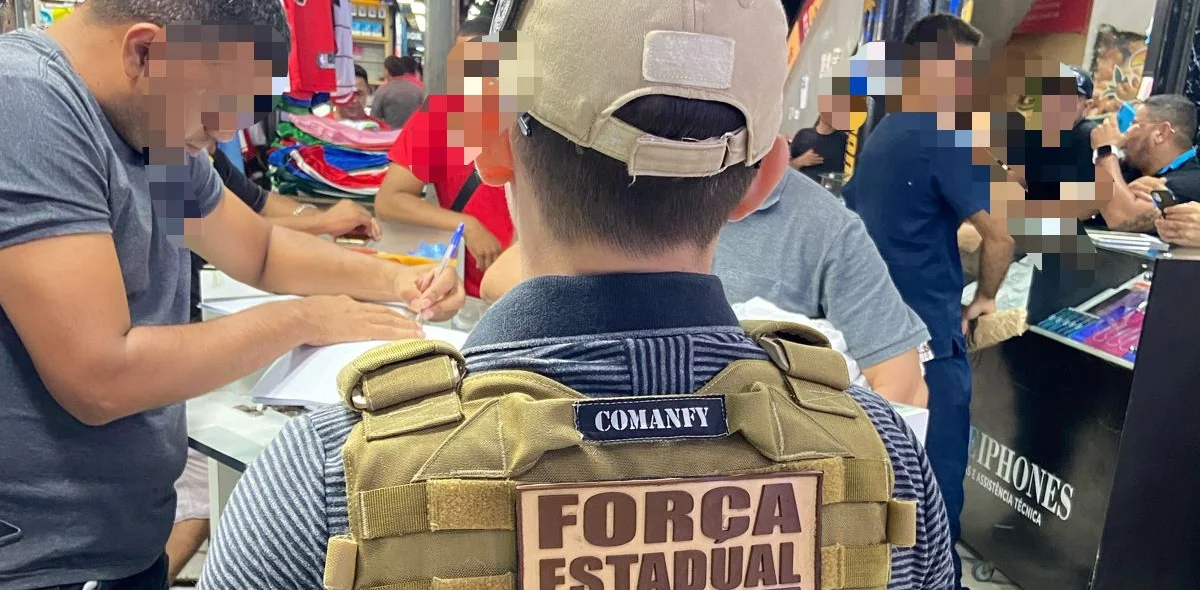 Uma das lojas alvos da 12ª fase da Operação Interditados fica localizada no Shopping da Cidade