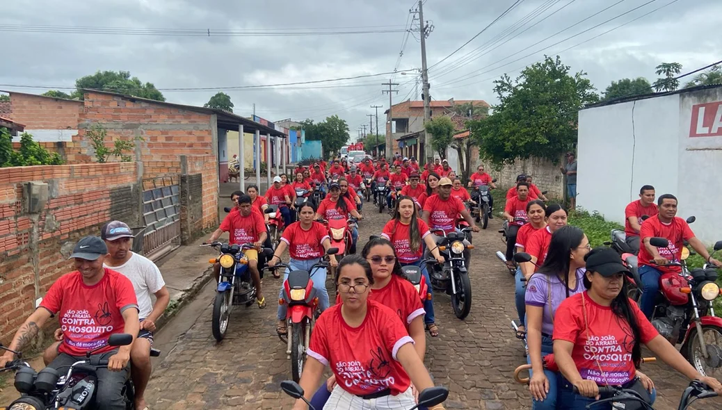 Uma passeata pelas principais rua da cidade