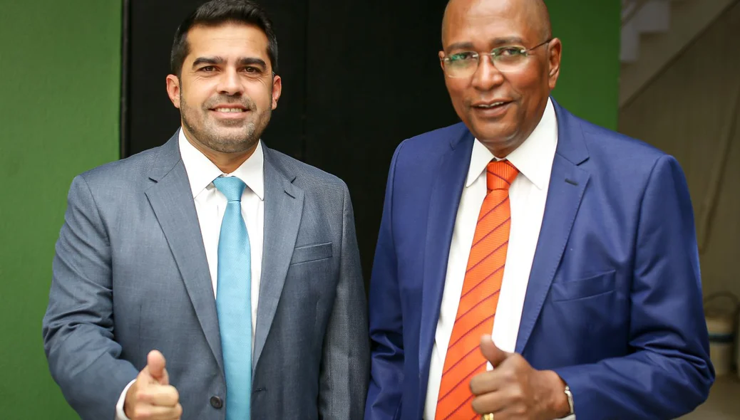 Vereadores  Bruno Vilarinho e Pastor Levino