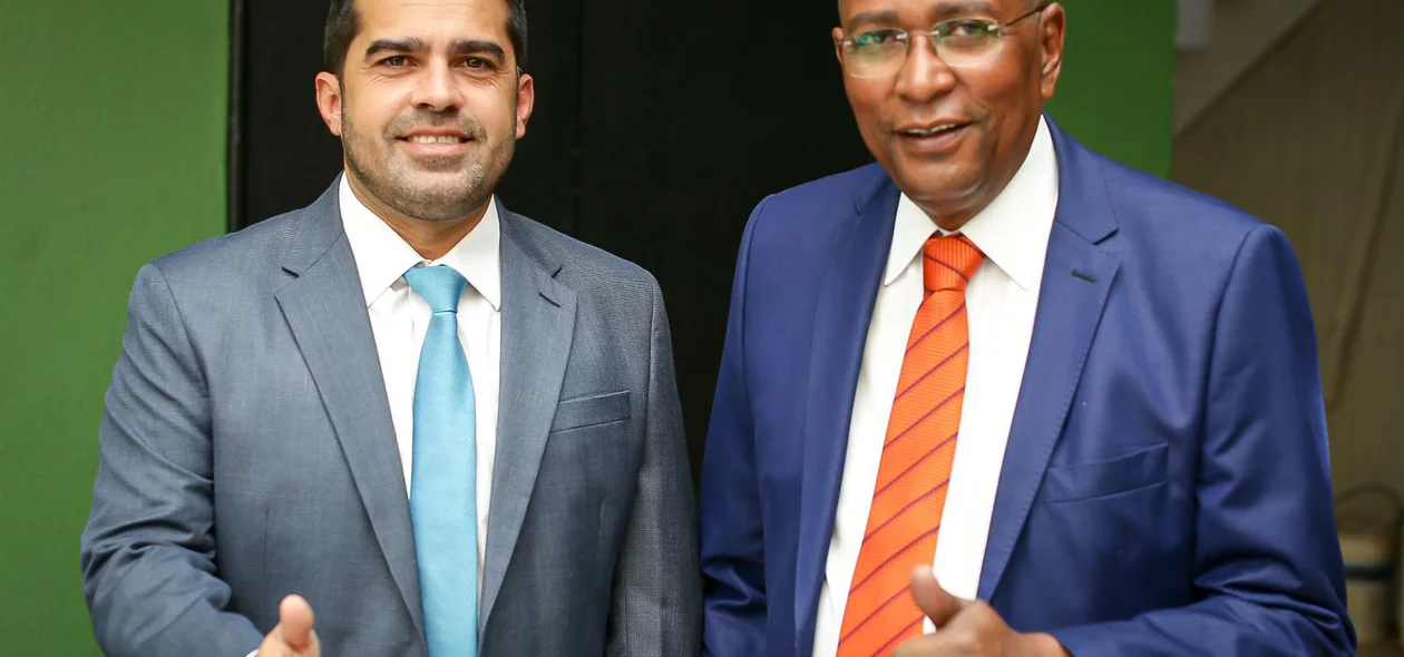 Vereadores  Bruno Vilarinho e Pastor Levino