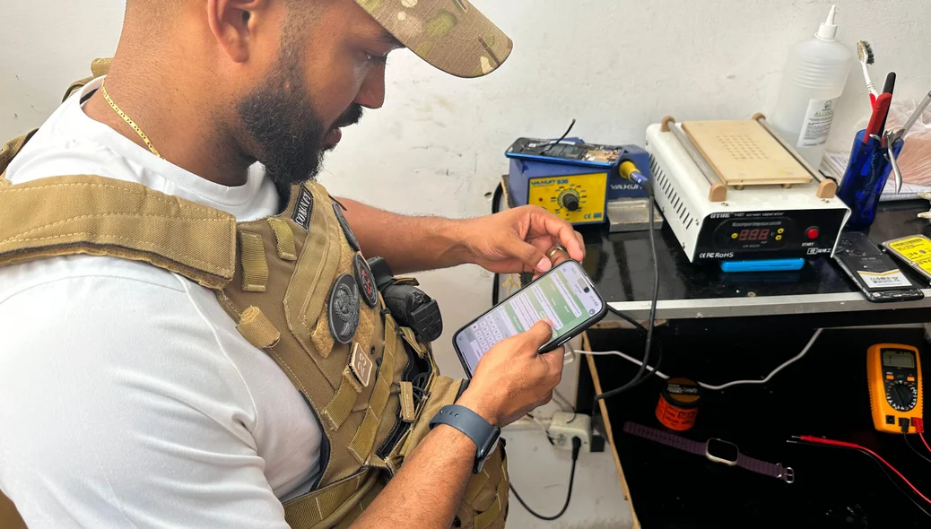 Verificação feita nos aparelhos celulares