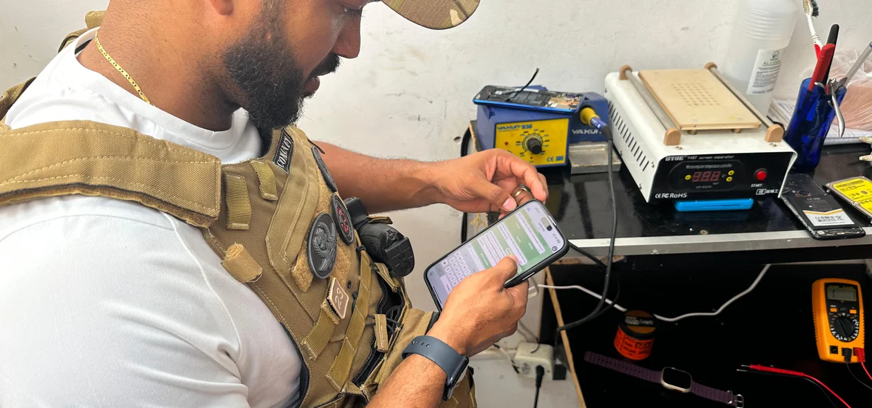 Verificação feita nos aparelhos celulares
