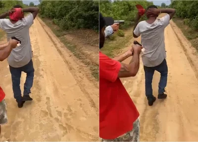 Vídeo mostra execução em estrada vicinal no município de Avelino Lopes