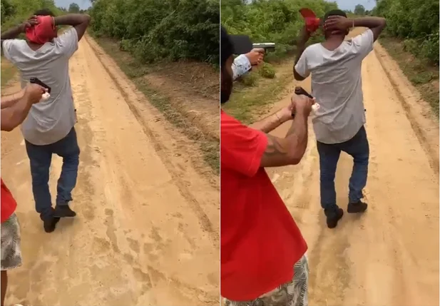 Vídeo mostra execução em estrada vicinal no município de Avelino Lopes