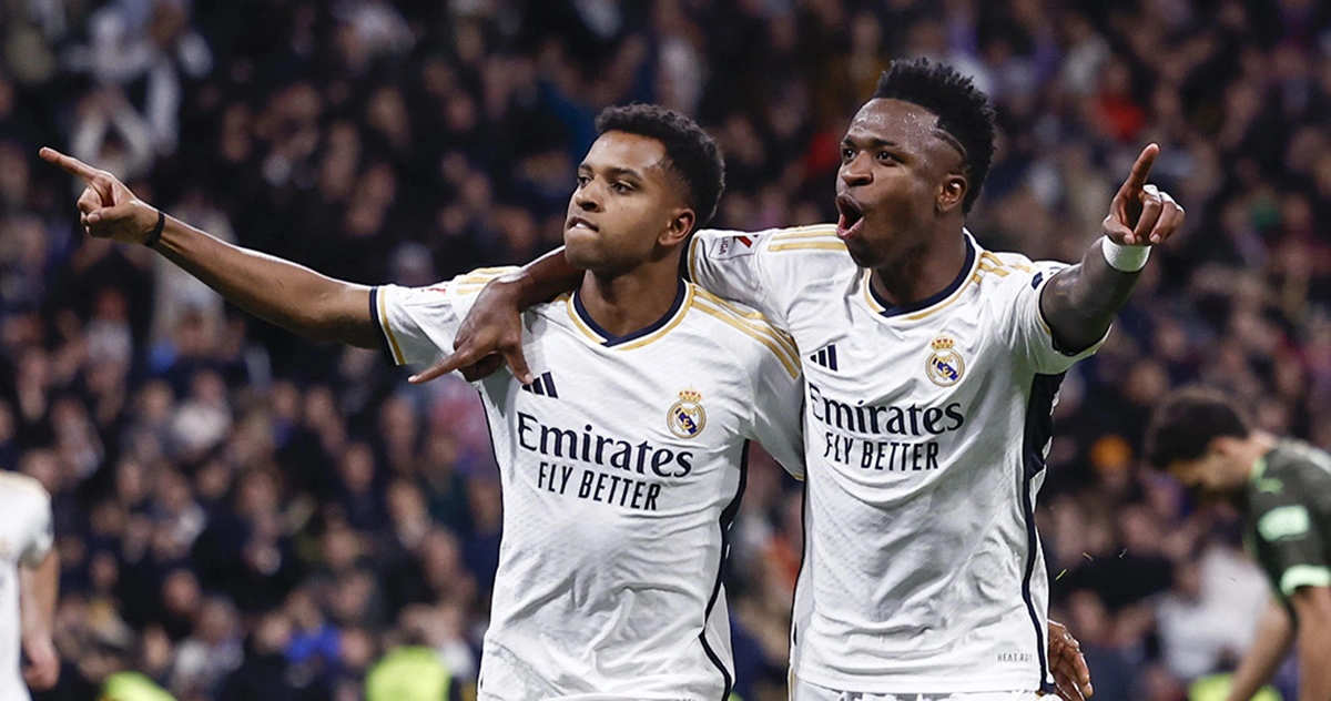 Vini Jr brilhou na vitória do Real Madrid contra o Girona