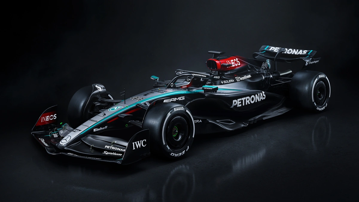 W15, carro da Mercedes AMG Petronas na temporada 2024