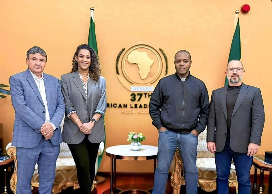 Wellington Dias ao lado dos ministros Anielle Franco, Silvio Almeida e Vinicius Marques de Carvalho