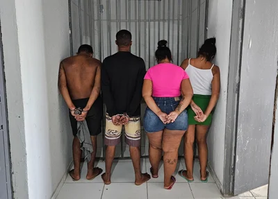 A Polícia Civil do Piauí realizou a prisão de quatro pessoas