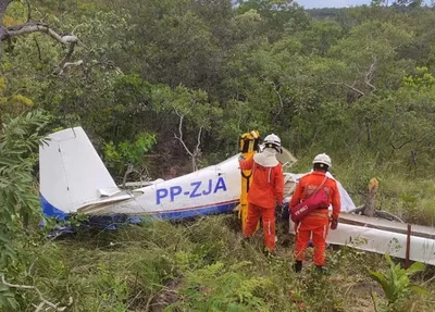 Aeronave caiu na Bahia e deixou 3 mortos