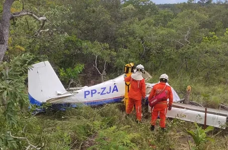 Aeronave caiu na Bahia e deixou 3 mortos