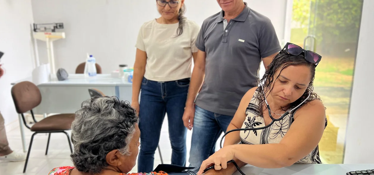 Aferição de pressão na UBS