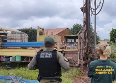 Auditora da Semarh durante operação Água Legal