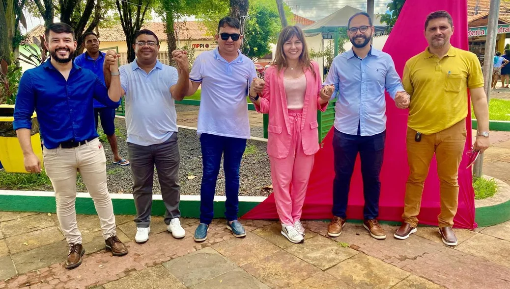 Autoridades de Esperantina no evento