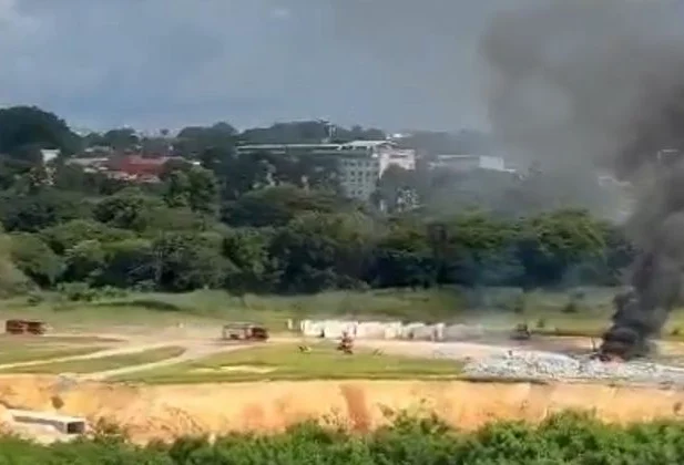 Avião da PF cai em Belo Horizonte