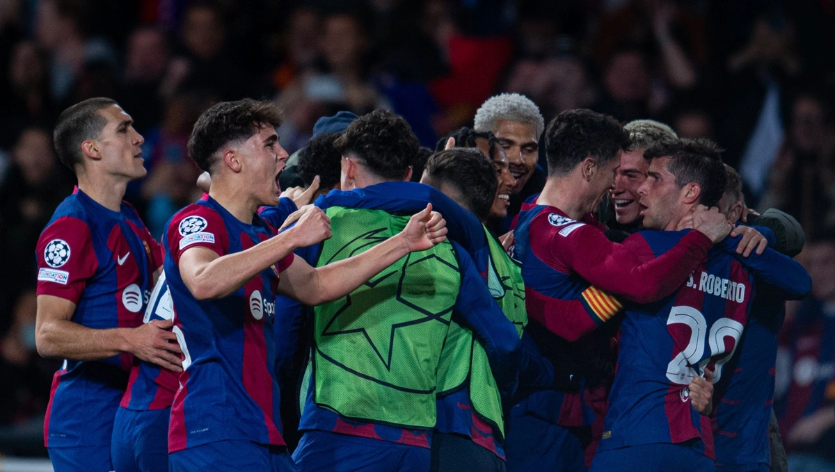 Barcelona venceu o Napoli e se classificou às quartas de final