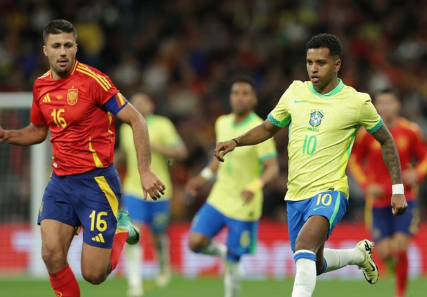 Brasil e Espanha jogaram nesta terça-feira