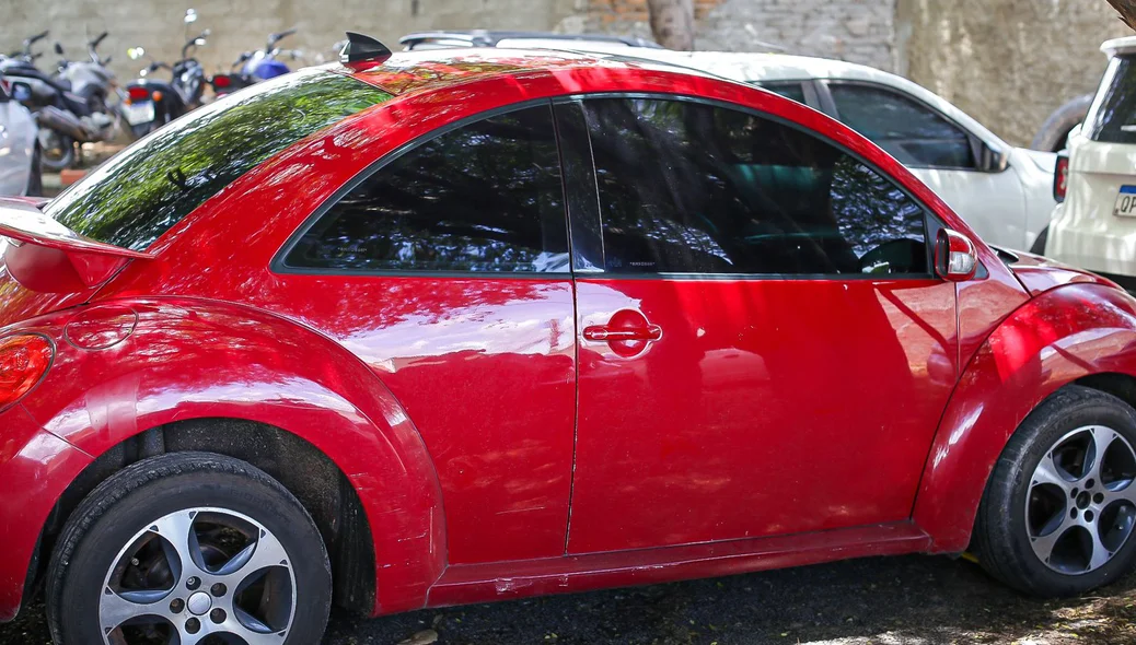 Carro modelo New Beetle