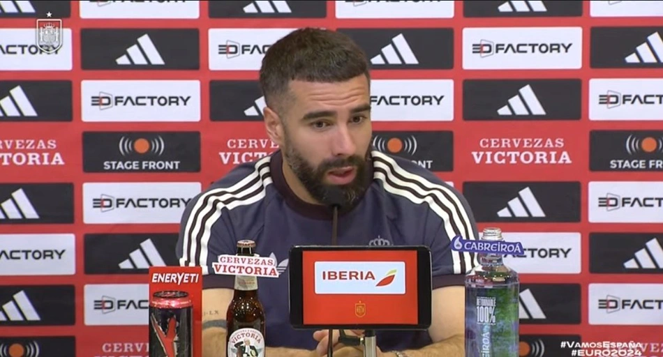 Carvajal durante entrevista