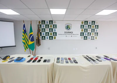 Celulares foram encaminhados à sede da SSP