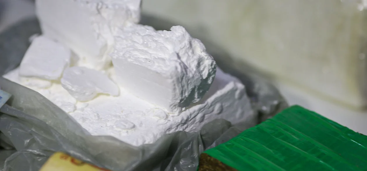 Cocaína apreendida
