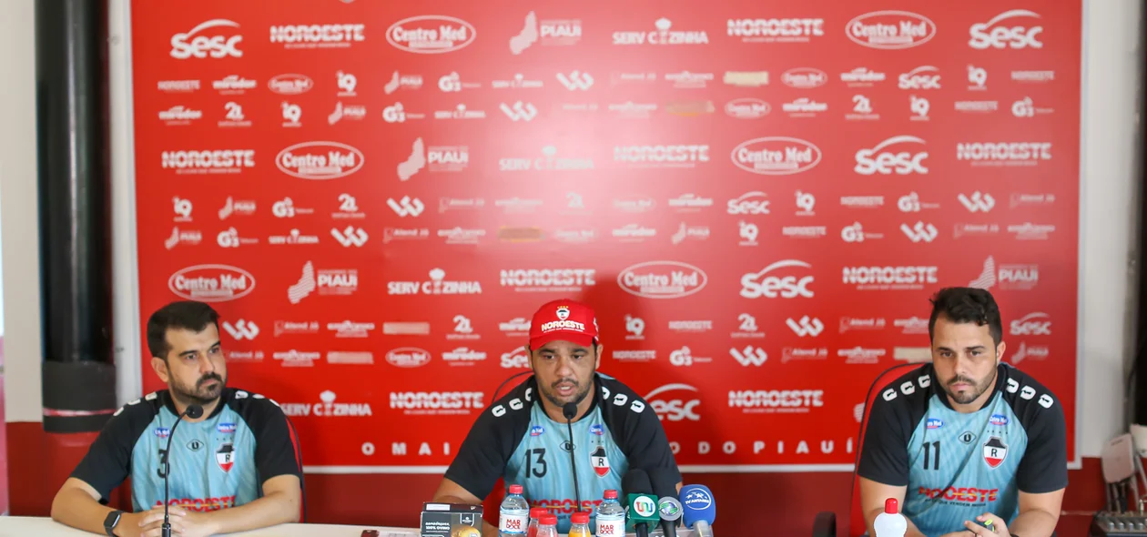 Coletiva aconteceu no CT do River-PI